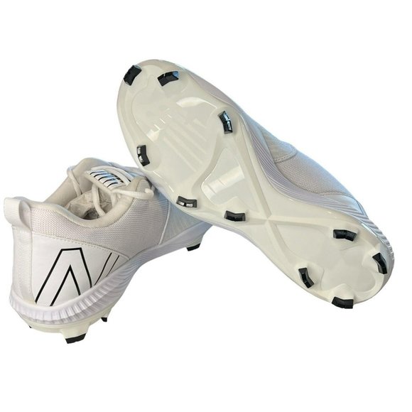 New Balance White FuelCell 4040v6 Molded Cleats Men\'s Baseball Shoes PL4040W6 main image 7